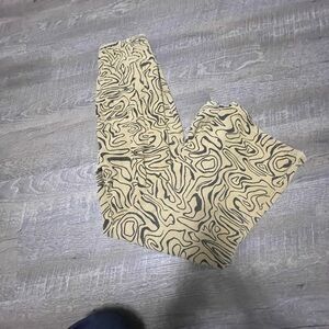 Stylish Beige and Black Women Straight Leg Jeans